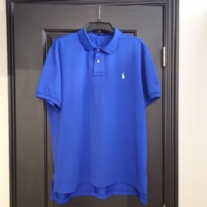 Polo by Ralph Lauren Men's Vibrant Royal Blue Polo Shirt Size XL